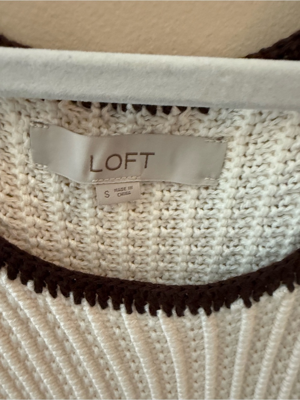 Loft White Crochet Mini Dress - Picture 4 of 6